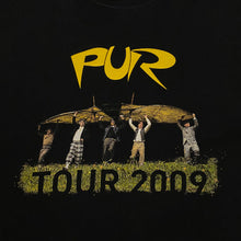 Load image into Gallery viewer, PUR “Tour 2009” Graphic Spellout German Pop Rock Band T-Shirt