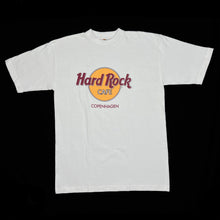 Load image into Gallery viewer, HARD ROCK CAFE “Copenhagen” Souvenir Logo Spellout Graphic T-Shirt