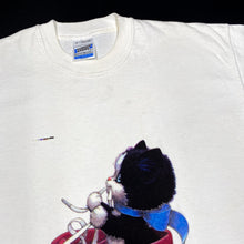 Load image into Gallery viewer, Screen Stars MY CAT WALKS ALL OVER ME Kitten Pet Animal Novelty Graphic T-Shirt