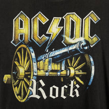 Load image into Gallery viewer, AC/DC “Rock” Graphic Spellout Hard Rock Band T-Shirt