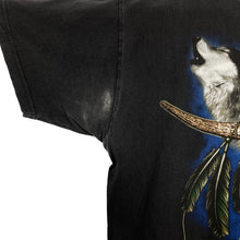 Load image into Gallery viewer, Vintage Zip It “Funny Heap Line Dancers” Embroidered Native American Graphic T-Shirt