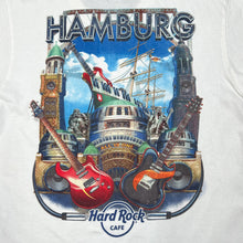 Load image into Gallery viewer, HARD ROCK CAFE “Hamburg” Souvenir Logo Spellout Graphic T-Shirt