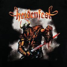 Load image into Gallery viewer, HEIDENFEST (2008) Graphic Black Death Heavy Metal Band Lineup T-Shirt
