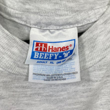 Load image into Gallery viewer, Hanes WEST MONROE POLICE Graphic Logo Spellout Single Stitch T-Shirt