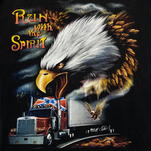 Load image into Gallery viewer, WILD “Run With The Spirit” Trucker Americana Eagle Graphic T-Shirt