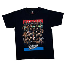 Load image into Gallery viewer, WWE LIVE “I Was There” Wrestling Smackdown Raw Souvenir Spellout Graphic T-Shirt