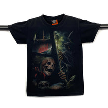 Load image into Gallery viewer, ROCK EAGLE Gothic Horror Fantasy Grim Reaper Graphic T-Shirt
