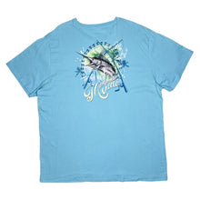 Load image into Gallery viewer, MARGARITAVILLE Swordfish Fishing Souvenir Spellout Graphic T-Shirt