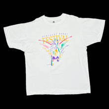 Load image into Gallery viewer, KENTUCKY DERBY FESTIVAL (1991) Abstract Art Souvenir Graphic Single Stitch T-Shirt