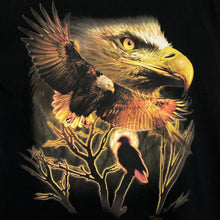 Load image into Gallery viewer, B&C (2007) Bald Eagle Bird Nature Wildlife Graphic Black T-Shirt