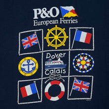 Load image into Gallery viewer, Hanes (1995) P&O EUROPEAN FERRIES “Dover Calais” Souvenir Spellout Graphic T-Shirt