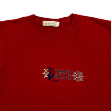 Load image into Gallery viewer, JFW Casuals “NAVY BLUE” Embroidered Nautical Spellout Graphic T-Shirt