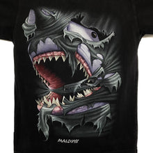 Load image into Gallery viewer, MALDIVES Shark Animal Souvenir Spellout Graphic T-Shirt