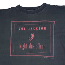 Load image into Gallery viewer, JOE JACKSON (1995) “Night Music Tour” Graphic New Wave Pop Jazz Band T-Shirt