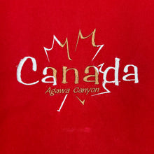Load image into Gallery viewer, CANADA Embroidered Maple Leaf Spellout Souvenir T-Shirt