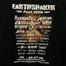 Load image into Gallery viewer, EARTHSHAKER FEST (2006) Graphic Hard Rock Heavy Metal Festival T-Shirt