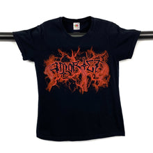 Load image into Gallery viewer, AMORTEZ Graphic Spellout Black Death Heavy Metal Band T-Shirt