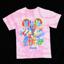 Load image into Gallery viewer, DISNEY “Florida 2010” Character Souvenir Graphic Tie Dye T-Shirt