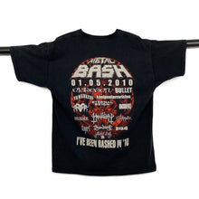 Load image into Gallery viewer, METAL BASH (2010) Graphic Spellout Death Heavy Metal Band Festival T-Shirt