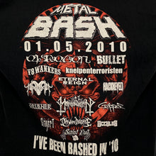 Load image into Gallery viewer, METAL BASH (2010) Graphic Spellout Death Heavy Metal Band Festival T-Shirt