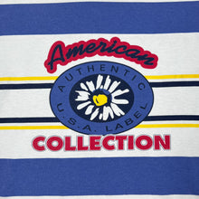 Load image into Gallery viewer, SYCAMORE “American Collection” Colour Block Striped Spellout Graphic T-Shirt