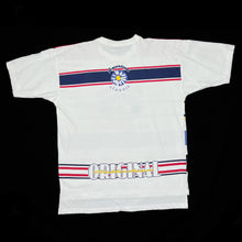 Load image into Gallery viewer, SYCAMORE “American Collection” Colour Block Striped Spellout Graphic T-Shirt