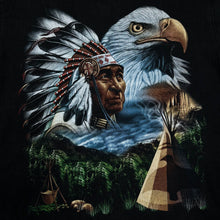 Load image into Gallery viewer, Native American Bald Eagle Nature Animal Wildlife Graphic T-Shirt