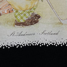 Load image into Gallery viewer, ST. ANDREWS “Scotland” (1997) Rabbit Golfer Cartoon Art Souvenir Graphic T-Shirt