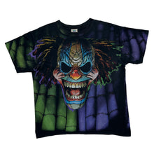 Load image into Gallery viewer, LIQUID BLUE (2005) “Evil Clown” Horror Gothic Halloween All-Over Print Graphic T-Shirt