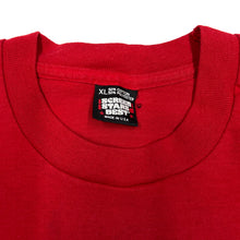 Load image into Gallery viewer, Screen Stars EDUCATION SERVICE WORSHIP Spellout Graphic Single Stitch T-Shirt