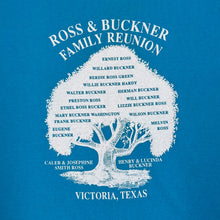 Load image into Gallery viewer, ROSS & BUCKNER FAMILY REUNION “Victoria, Texas” Souvenir Single Stitch T-Shirt