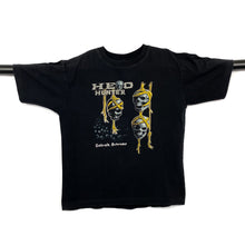 Load image into Gallery viewer, HEAD HUNTER “Sabah Borneo” Souvenir Spellout Gothic Skull Graphic T-Shirt