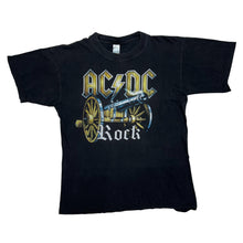 Load image into Gallery viewer, AC/DC “Rock” Graphic Spellout Hard Rock Band T-Shirt