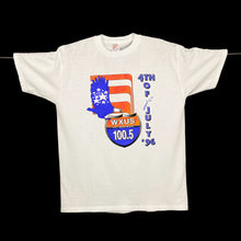 Load image into Gallery viewer, Jerzees 4TH OF JULY ‘96 “WXUS Ft. Rucker 100.5” Souvenir Graphic T-Shirt