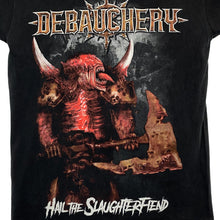 Load image into Gallery viewer, DEBAUCHERY “Hail The Slaughterfiend” Graphic Death Metal Band T-Shirt