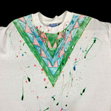 Load image into Gallery viewer, HANES Project DIY Paint Ink Glitter Art Single Stitch T-Shirt