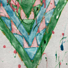 Load image into Gallery viewer, HANES Project DIY Paint Ink Glitter Art Single Stitch T-Shirt