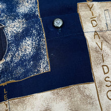 Load image into Gallery viewer, HARLEY DAVIDSON Made In USA Biker All-Over Print Viscose Shirt