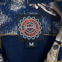 Load image into Gallery viewer, HARLEY DAVIDSON Made In USA Biker All-Over Print Viscose Shirt