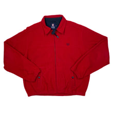 Load image into Gallery viewer, CHAPS RALPH LAUREN Embroidered Mini Logo Zip Fleece Bomber Jacket