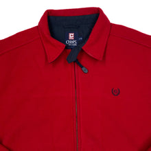 Load image into Gallery viewer, CHAPS RALPH LAUREN Embroidered Mini Logo Zip Fleece Bomber Jacket