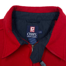 Load image into Gallery viewer, CHAPS RALPH LAUREN Embroidered Mini Logo Zip Fleece Bomber Jacket