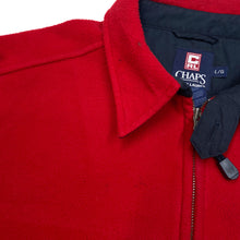 Load image into Gallery viewer, CHAPS RALPH LAUREN Embroidered Mini Logo Zip Fleece Bomber Jacket