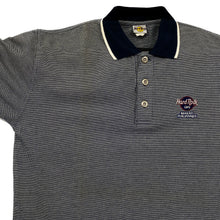 Load image into Gallery viewer, Vintage Hard Rock Cafe “Makati Philippines” Embroidered Souvenir Polo Shirt Top