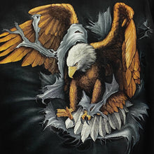 Load image into Gallery viewer, J.I. Bald Eagle Animal Nature Biker Graphic T-Shirt