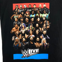 Load image into Gallery viewer, WWE LIVE “I Was There” Wrestling Smackdown Raw Souvenir Spellout Graphic T-Shirt