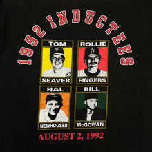 Load image into Gallery viewer, BASEBALL HALL OF FAME “1992 Inductees” Spellout Graphic Single Stitch T-Shirt