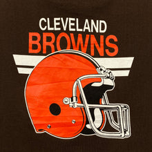 Load image into Gallery viewer, Vintage 80’s Trench NFL CLEVELAND BROWNS Football Graphic Single Stitch T-Shirt