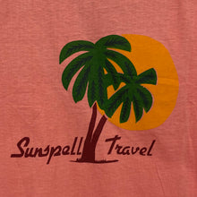 Load image into Gallery viewer, FICTION “Sunspell Travel” Palm Tree Souvenir Graphic Single Stitch T-Shirt