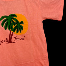 Load image into Gallery viewer, FICTION “Sunspell Travel” Palm Tree Souvenir Graphic Single Stitch T-Shirt